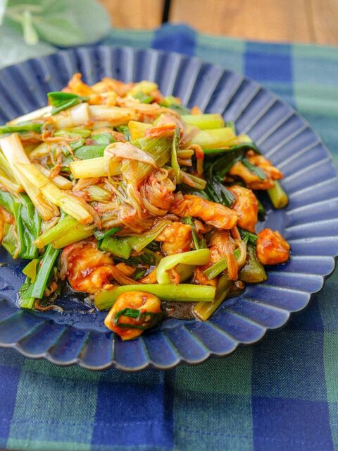 レンチン6分 材料これだけ 超ご飯がすすむ男飯 ささ身とねぎとカニカマのオイスターソース炒め 暮らしニスタ