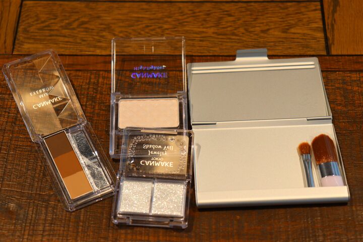 コスメ軽量化♡話題の自作メイクパレットを試してみた!