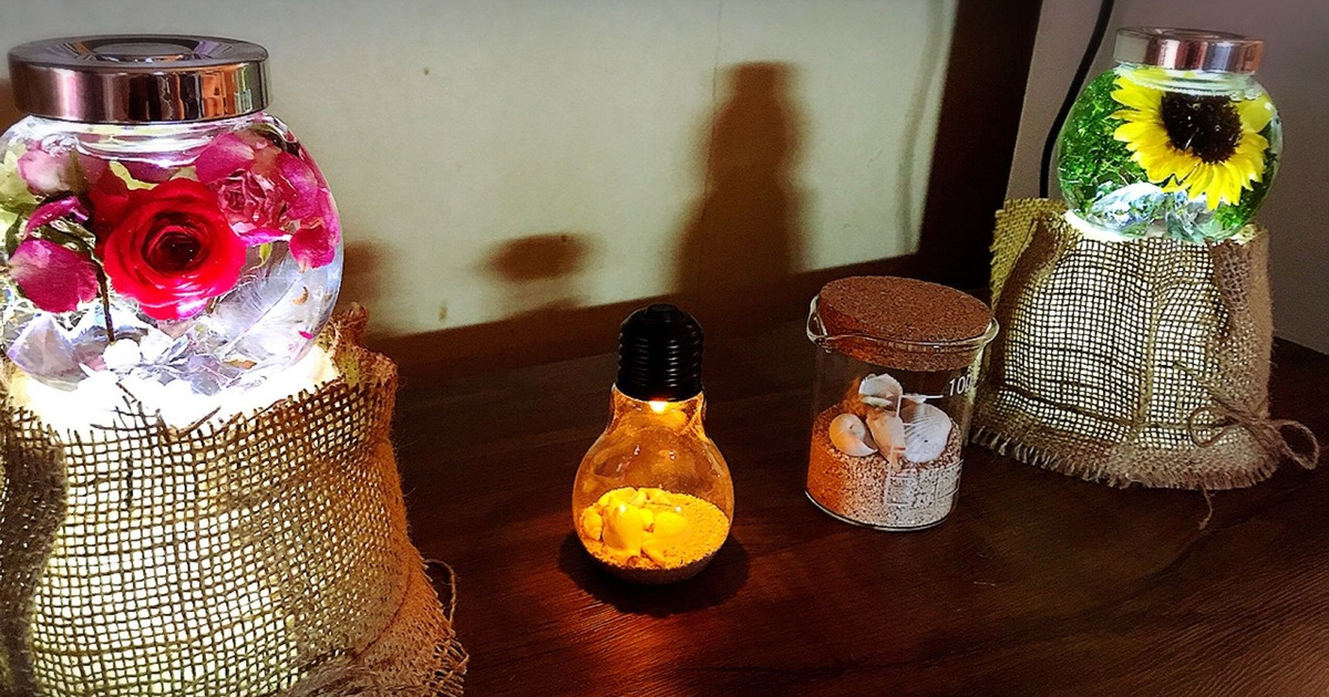 ハーバリウムライト 暮らしニスタ