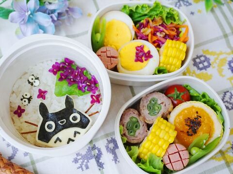 ご飯にペタ 中学生女子のトトロと紫陽花弁当 暮らしニスタ ご飯にペタ 中学生女子のトトロと紫陽花弁当 暮らしニスタ