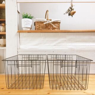 ダイソーで大きめワイヤーバスケットが買えるなんて 暮らしニスタ ダイソーで大きめワイヤーバスケットが買えるなんて 暮らしニスタ