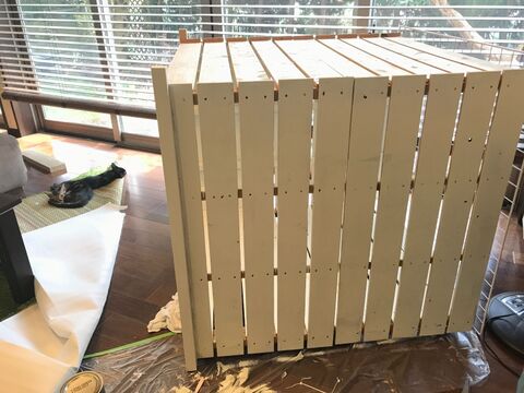 スノコで猫小屋diy 暮らしニスタ