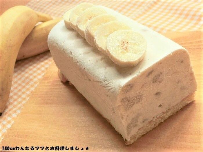 冷凍庫まで15分～簡単★バナナのアイスチーズケーキ