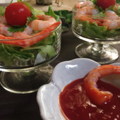 大好きなコストコのシュリンプカクテル風に♪