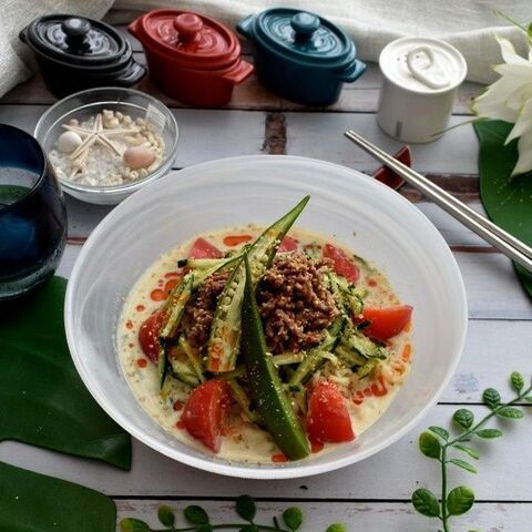 夏は冷やして 塩ラーメンと豆乳で冷やし担々麺風 暮らしニスタ 夏は冷やして 塩ラーメンと豆乳で冷やし担々麺風 暮らしニスタ