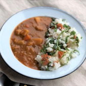 夏バテしちゃう日でも食べられる さっぱり梅バターごはんカレー