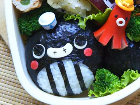 キャラ弁 くじらおにぎりのマリン弁当 暮らしニスタ