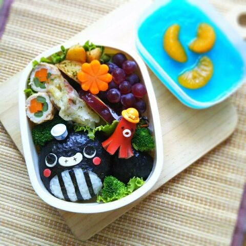 キャラ弁 くじらおにぎりのマリン弁当 暮らしニスタ