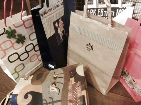 リユースリメイク 取り置き紙袋に ほんの 少しの ひと手間で使える 紙袋に 暮らしニスタ