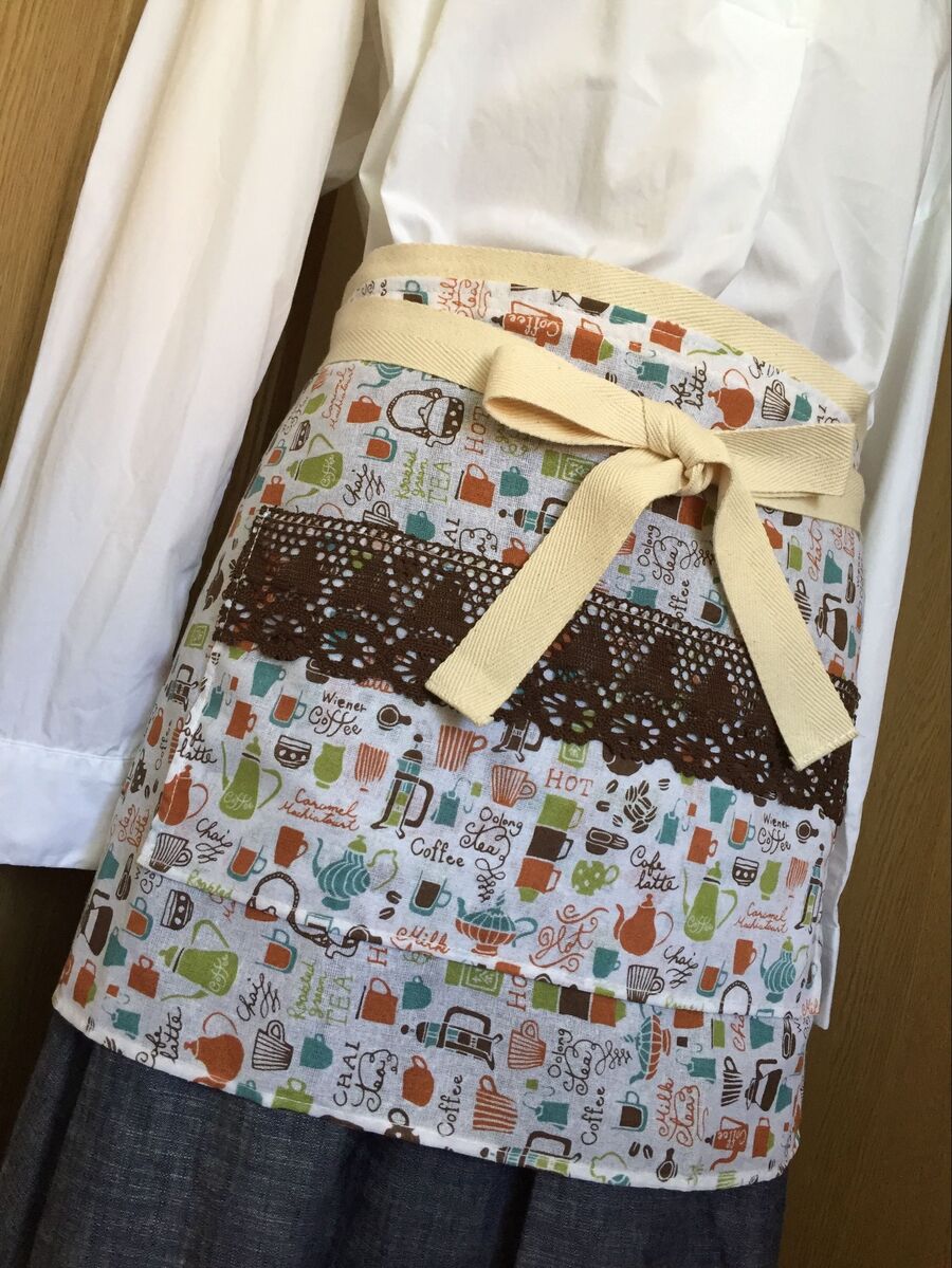 てぬぐい De カフェエプロン 暮らしニスタ てぬぐい De カフェエプロン 暮らしニスタ