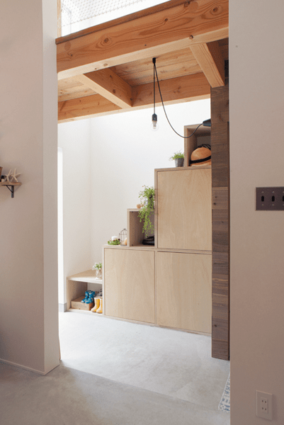 階段箪笥のような靴箱