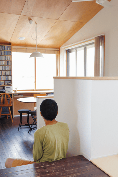 くつろいでいるご主人