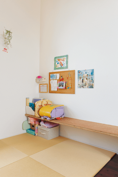 置き畳のお子さんの勉強コーナー