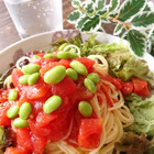 ☆３ステップ☆夏野菜で簡単さっぱり夏の冷たいパスタ