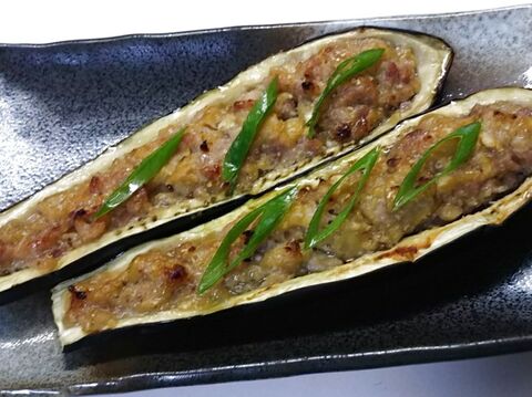 魚焼きグリルにお任せ なすボートの味噌田楽 暮らしニスタ
