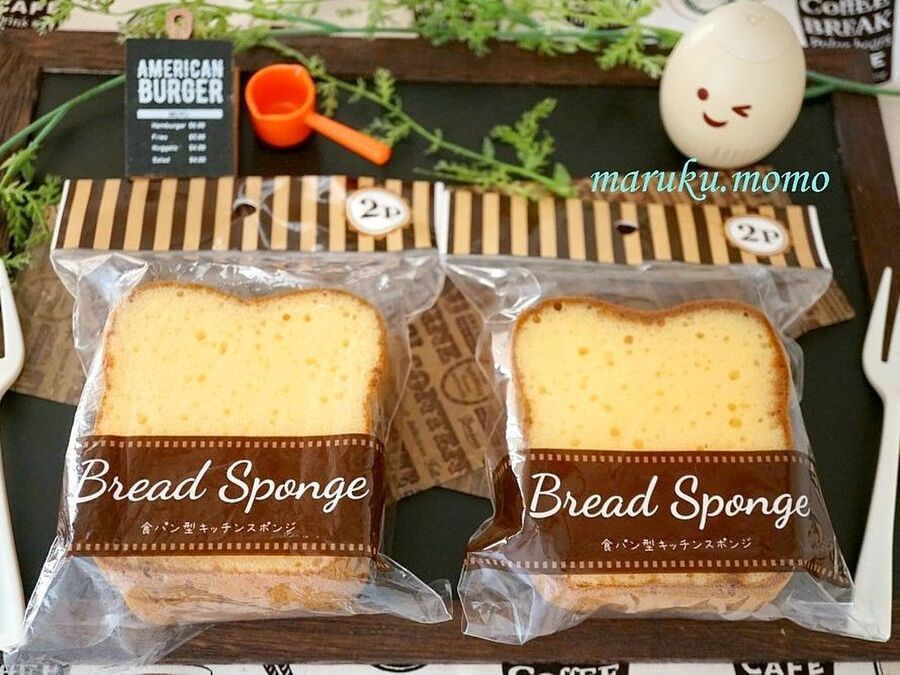 100均キャンドゥーの食パン型スポンジがリアル過ぎる 暮らしニスタ