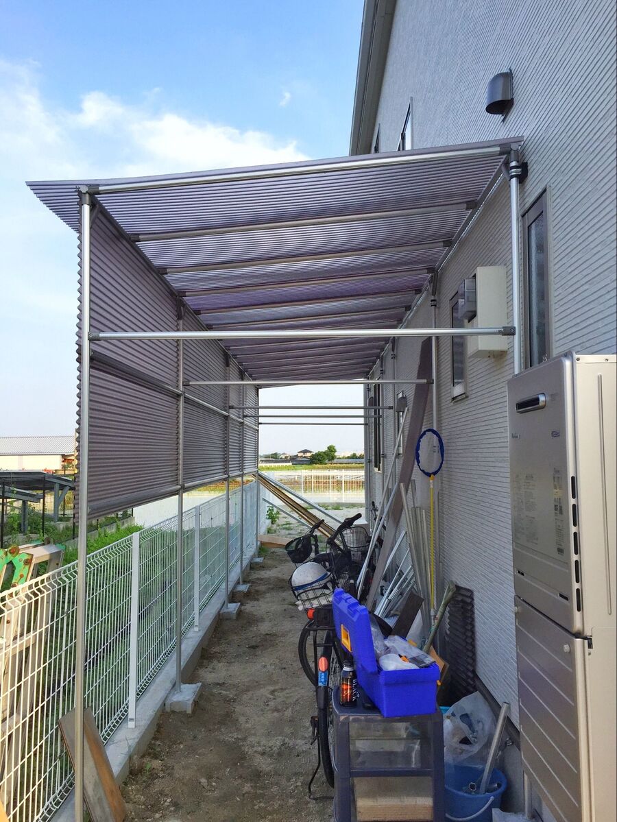 アーネストワン住宅に雨避け屋根がある自転車置き場を作ろう 暮らしニスタ アーネストワン住宅に雨避け屋根がある自転車置き場を作ろう 暮らしニスタ