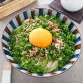 レンジだけで作れる！冷たいうどんレシピ「ねぎまみれの冷やしぶっかけうどん」