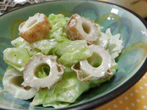 5分以内 レンチンキャベツとちくわの柚子胡椒マヨあえ 暮らしニスタ 5分以内 レンチンキャベツとちくわの柚子胡椒マヨあえ 暮らしニスタ
