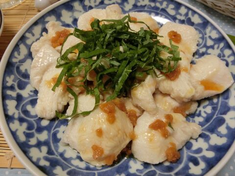 鶏むねでしっとり とぅるん 梅じそポン酢で水晶鶏 暮らしニスタ