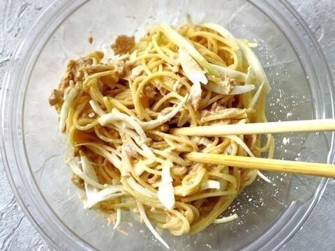 和えるだけ ツナマヨパスタサラダ 簡単 時短 節約 副菜 暮らしニスタ