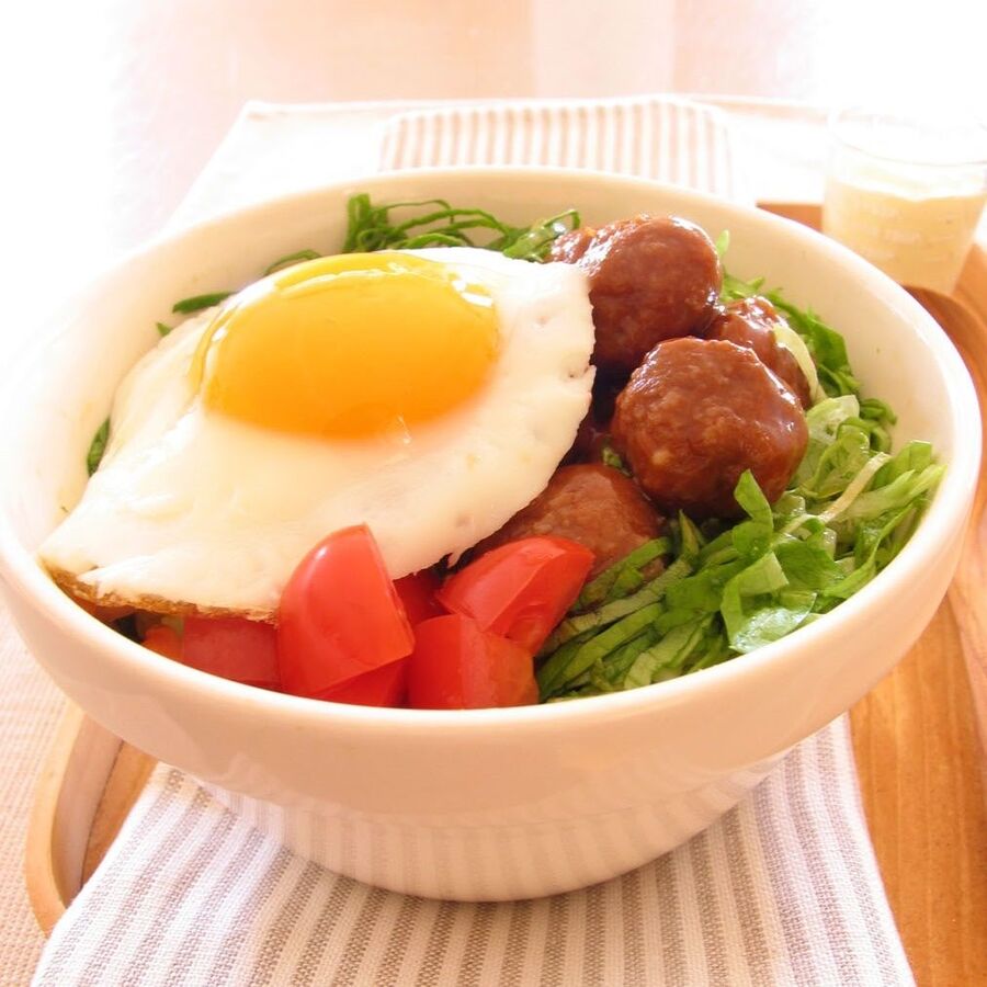 夏休みのお昼ごはんに ミートボールdeロコモコ 暮らしニスタ 夏休みのお昼ごはんに ミートボールdeロコモコ 暮らしニスタ