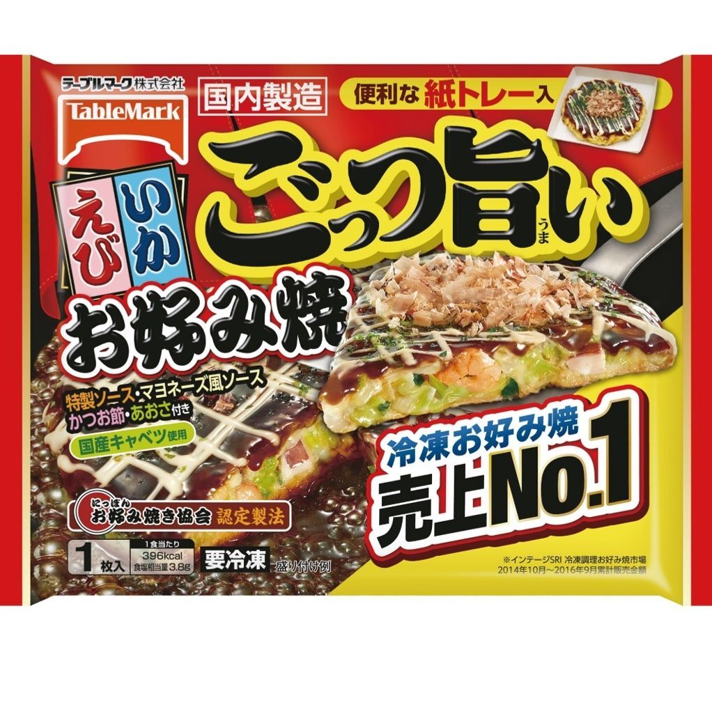 ③お好み焼を加熱する