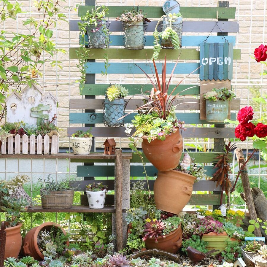 手作りいっぱいの多肉ガーデン 18 暮らしニスタ 手作りいっぱいの多肉ガーデン 18 暮らしニスタ