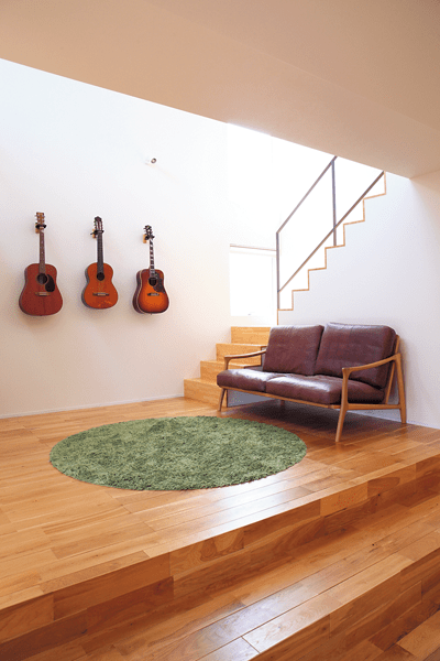 "こだわり抜いたスキップフロア