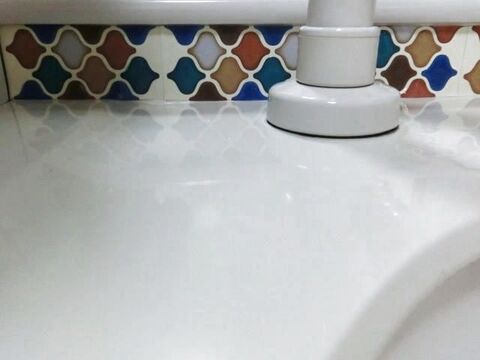 セリア モロッカンタイルシールで洗面台周りをプチ リノベーション 暮らしニスタ セリア モロッカンタイルシールで洗面台周りをプチ リノベーション 暮らしニスタ