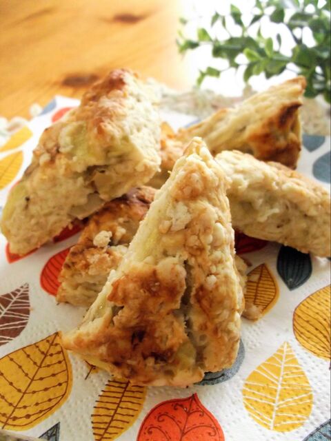 トースターで簡単 砂糖不使用 バナナくるみ米油スコーン 暮らしニスタ