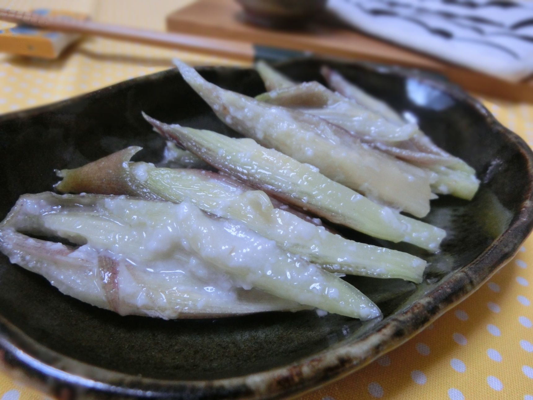 自然な甘みにヤミツキ☆　シャキシャキ茗荷の塩麹漬け