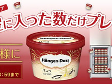 冷凍室に何個入る!? ハーゲンダッツ賞品が当たる『クイズ！なるほどハイアール』