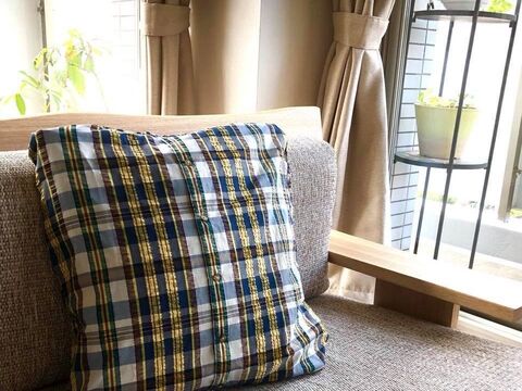 ユニクロ Jwandersonリメイク 390円で出来た ワンピース クッションカバー 暮らしニスタ