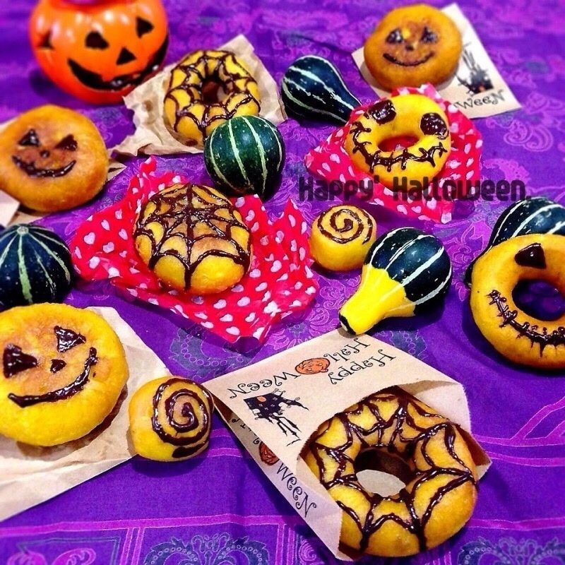 Halloween doughnut