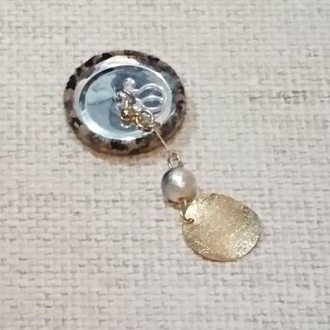 くるみボタンでノンホールピアス 暮らしニスタ