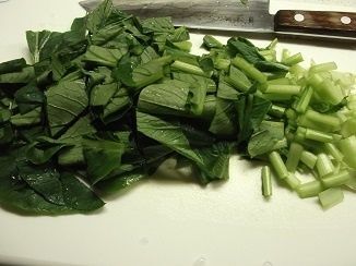 野菜をスタンバイ