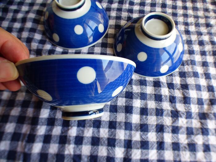 【セリア】水玉茶碗が可愛い上に使いやすい！！