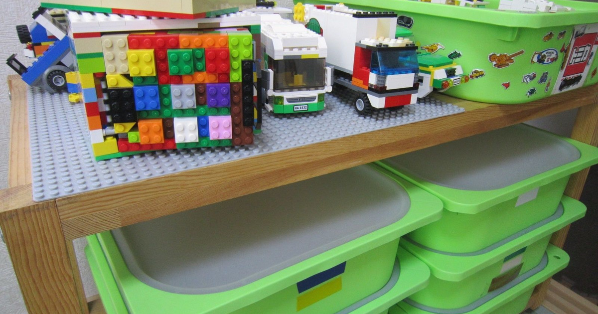 レゴブロック収納 小学３年男子 現在のレゴ収納 暮らしニスタ