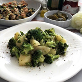 くたくただけどおいしい～！ジャガイモとブロッコリーのイタリアンなソテー