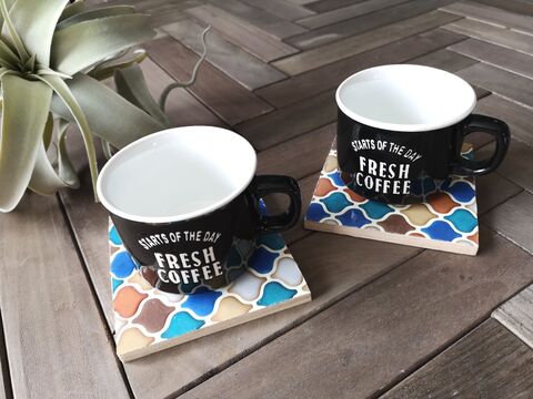 100均タイルシールで手作りコースター 暮らしニスタ 100均タイルシールで手作りコースター 暮らしニスタ