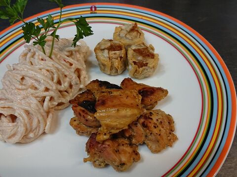 試してみた レシピ ハニーマスタードチキン ねりからし使用 暮らしニスタ