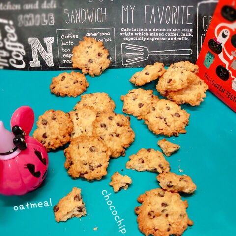 オートミールとチョコチップクッキー 暮らしニスタ