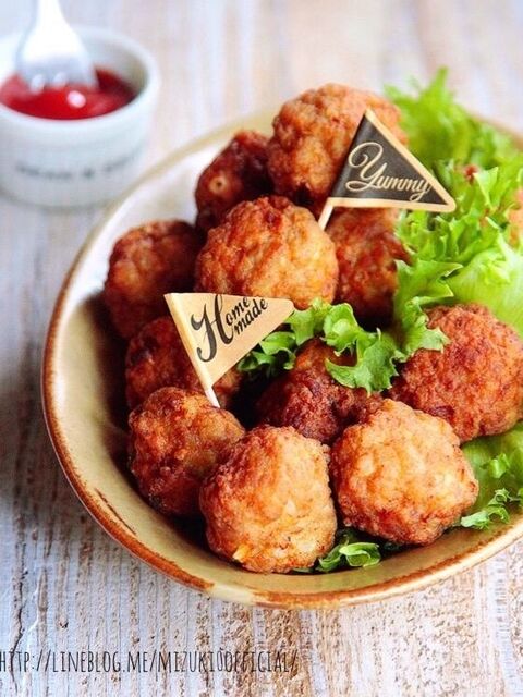 超簡単おすすめ 揚げずに万能肉団子 作り置き ひき肉 節約 お弁当 暮らしニスタ