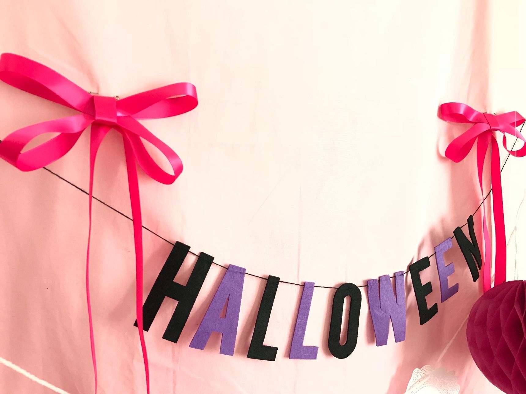 脱マンネリ 新しい雰囲気の かわいいピンクハロウィン 暮らしニスタ