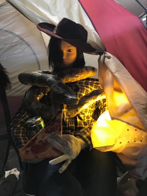 ハロウィン 手作りお化け屋敷 恐怖のキャンプ場 暮らしニスタ
