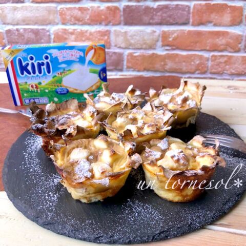 簡単おやつ パリパリ食感の Kiri クリームチーズdeスイートポテトキッシュ 暮らしニスタ