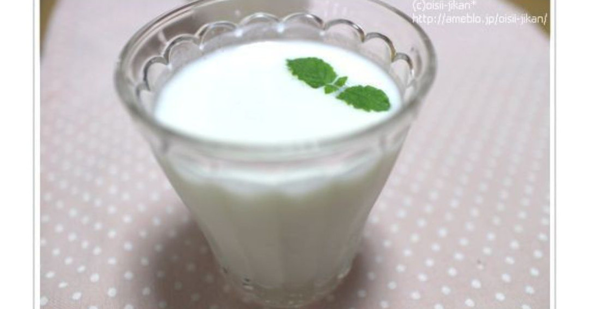 手作りでさっぱり 飲むヨーグルト 暮らしニスタ