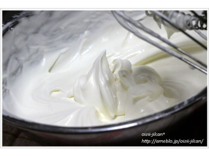 ■レモンホイップクリームの作り方
