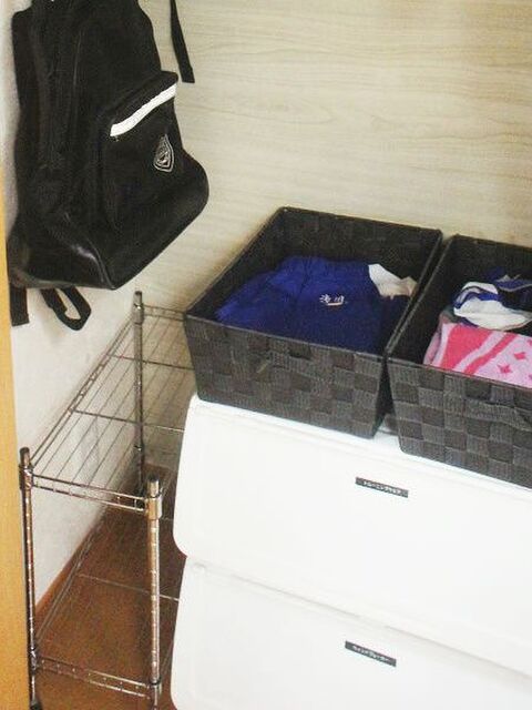 子供部屋 カバンが散乱したクローゼット収納 暮らしニスタ